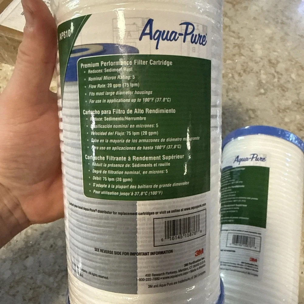 2 3M Aqua-Pure Whole House Replacement Water‎ Filter AP810, For Aqua-Pure AP801